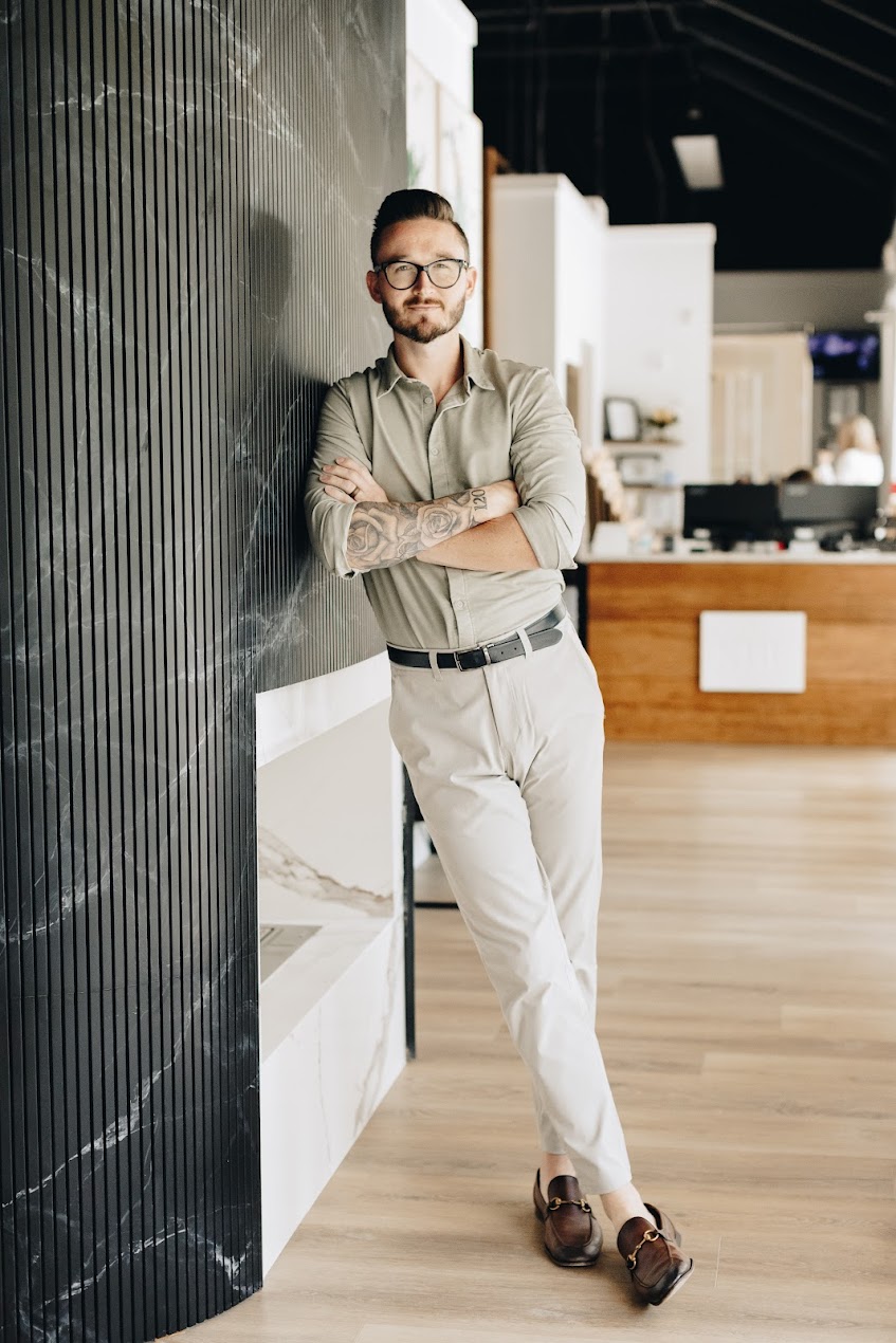 Adam Velequette at the KBF Design Gallery showroom